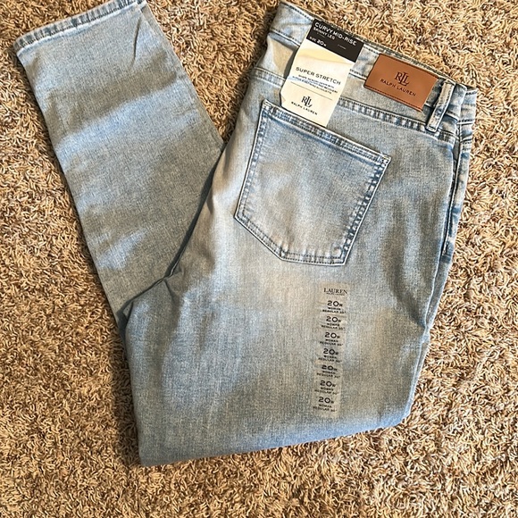 Lauren Ralph Lauren Denim - Lauren Ralph Lauren - Curvy Mid-Rise Skinny Leg - Size 20W
